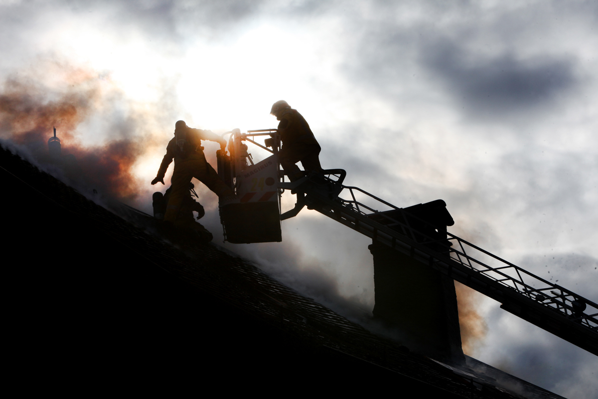 Intervention incendie - Villa Avully